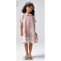 Unik New Pink Branch Lekha Cottonink x Artkea Limited