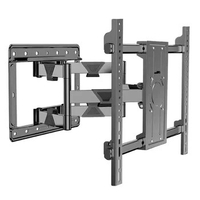 Large-screen TV hanger telescopic rotation universal all-in-one machine 40-120 inch wall bracket