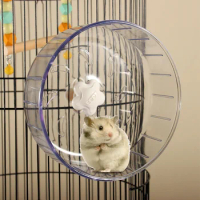 New 6.7inch Hamster Wheel, Silent Transparent Hamster Exercise Running Wheel, Small Animals Pet Exercise Running Toys For Cage