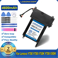 100% Original LOSONCOER 4600mAh L14S4P22 Laptop Battery for Lenovo IdeaPad Y700 Y700-17iSK Y700-15ISK 5B10H22084 L14M4P23