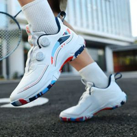 旋轉扣羽毛球鞋男女款專業比賽訓練耐磨防滑減震透氣運動鞋排球鞋