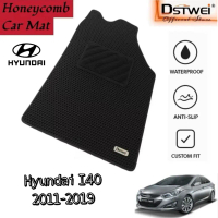 DSTWEI Custom Fit Honeycomb Car Floor Mats For Hyundai I40 2011-2019