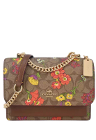 Coach Coach Klare Crossbody Bag In Signature Canvas With Floral Print - Brown/Multi