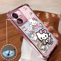 เคสโทรศัพท์ใสลายแมวน่ารัก สำหรับ OPPO A79 5G