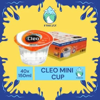 (INSTANT) Cleo Gelas 150ml Mini Isi 40 Cup – Pure Water – Air Minum Cleo 150 ml Dus GELAS MINI 150ML