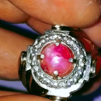 Biji Delima Ruby star Burma