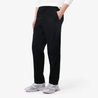 【LACOSTE】男裝-常規版型棉質華達呢卡其長褲(黑色)