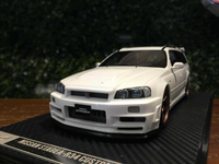 1/18 IVY Nissan Stagea GTR R34 Pearl White【MGM】