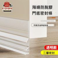 透明 門縫門底 密封條 自粘隔音臥室門縫隙擋板玻璃門膠條門窗 擋風條 [DD0406001]