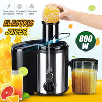 110V榨汁機汁渣分離家用多功能原汁機水果自動小型商用炸果汁機Juicer