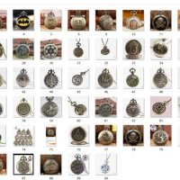 421pcs Vintage Bronze Quartz Pocket Watch Gift Watch Wholesale