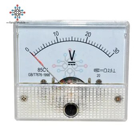 Professional DC 0-30/0-50V Analog Volt Panel Voltage Meter Voltmeter Gauge