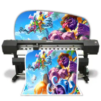 FUNSUN XP600 Printhead Vinyl Wallpaper Photo Printing Machine Eco Solvent Printer for Outdoor Printing Machine