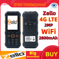 Rungee Zello IP68 Phone 4G LTE Wifi 2800 mAh Waterproof 2.4 INCH RAM512MB ROM 4GB 4G Explosion-proof Mobile