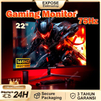 Monitor pc komputer 22 inch monitor gaming Panel IPS Kecepatan Refresh Tinggi HDMI/VGA 1M/S Garansi