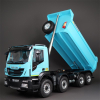 RC遙控自卸車1/14 IVECO8X4整車一體橋仿真越野工程泥頭車模型-貼心優衣家居