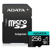 ADATA 威剛 Premier Pro microSDXC UHS-I U3 A2 V30 256G記憶卡(附轉卡)
