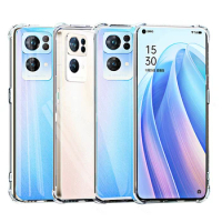 Airbag Shockproof Case for OPPO Reno 7 Pro 6 5G Air Cushion TPU for Reno7 Reno6 7pro 6pro Transparent Cover Phone Cases