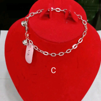 GELANG RANTAI HALO PERAK ASLI 925