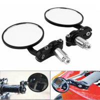 Motorcycle handle end rearview mirror side mirrors accessories for Yamaha 155 Aerox 650 Xvs Aerox 50 Banshee 350 Bws 100 125 50