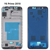 กรอบกลางที่ดีที่สุดสำหรับ Huawei Y9 Y6 Prime 2019 2018 Y9S P30 Lite กรอบด้านหน้า LCD พร้อมปุ่มปรับระ