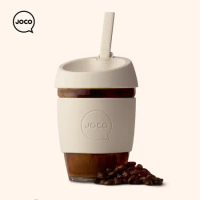 澳洲JOCO Utility啾口玻璃隨行咖啡杯-全能版16oz/473ml-Sandstone
