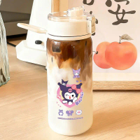 APHOME RESA Transparent Clear Water Bottle Stylish Portable Water Bottle, Leak-proof and drop-proof,