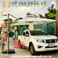 Ô DÙ LỆCH TÂM VUÔNG Size Lớn 3m*3m - ĐẲNG CẤP CHO KHÔNG GIAN SÂN VƯỜN, QUÁN CAFE NGOÀI TRỜI - HÀNG N