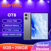 Global Oukitel OT8 11 Inch 4G Tablet FHD+ Display 6GB RAM 256GB ROM 8800mAh Android 13 Tablets 13MP Rear Camera Tablet Pad