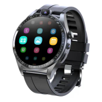 4G Net Smart Watch Men 4GB+128GB Android 9 Smartwatch Dual Camera 1000 mAh Video Call Heartrate Sports SIM Wifi GPS APP Download