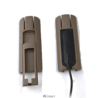 2pcs Flashlight Pressure switch Mount Plate Set, Pocket Panel Mount Set for Remote switch Accessorie