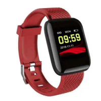 116 Plus Smart Watch Heart Rate Watch Wristband Sports Watches Smart Blood Pressure Fitness Tracker Smartwatch Waterproof D13