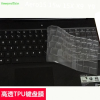 For Gigabyte Aero 15 X9 Y9 15-X9 15-Y9 15X V8 15W 15 15.6 inch Ultra Thin Tpu Keyboard Cover Protector Laptop