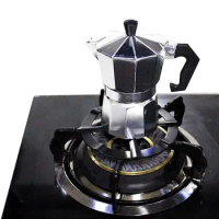 Moka Pot Stove Stand Steel Coffee Pot Holder Gas Range Support Ring Burner Grate Gas Hob Rack Kitchen Accessories