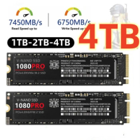 New 1080 PRO PCIe 5.0 NVMe 4.0 M.2 2280 1TB 2TB 4TB SSD Internal Solid State Hard Drive For Laptop Desktop MLC PC PS5 Computer