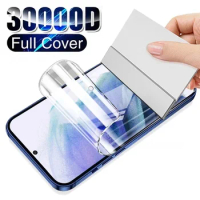 Hydrogel Film For Samsung Galaxy S22 S23 Plus Ultra S21 FE Screen Protector For Samsung Note 20 10 9 Plus S22 S20 S9 S10 Film