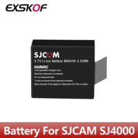 SJCAM SJ4000 Battery 900 mah Battery Dual Charger For SJCAM SJ4000, SJ4000 AIR, SJ5000X, SJ5000 Wifi, M10 Action Camera