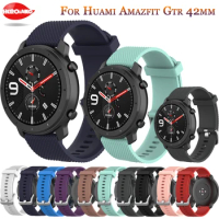 Soft Silicone Wrist Band For Huami Amazfit GTS GTR 42mm Bracelet 20mm Strap for Xiaomi Amazfit Bip BIT Youth Wearable Watch Band