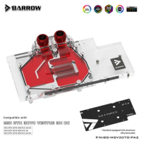 Barrow PC Full Cover RGB GPU VGA Liquid Water Cooling Block Cooler for MSI RTX 3070 VENTUS BS-MSV3070-PA2