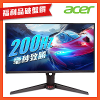 (福利品)Acer 宏碁 XV240Y X1 24型IPS電競螢幕  AMD FreeSync