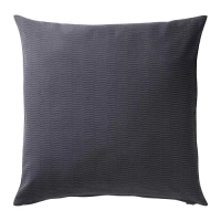 PLOMMONROS 靠枕套, 深灰色/灰色, 50x50 公分