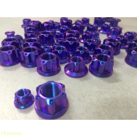 Quốc dân Ốc tán titan gr5 6li, 8li, 10li, 12li bắt nhiều vị trí trên xe màu tím và xanh lục bảo cực 