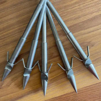 20/10 pcs Professional Stainless Steel Bowfishing Broadheads Arrowhead Slingshot Catapult Dart Hunting Shooting Fishing Arrows