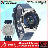 SWATCH YIS430 BLURANG Automatic Jam Tangan Pria Analog Original Swiss Made Otomatis