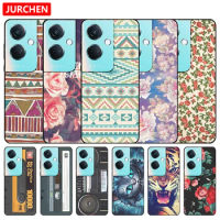 New Style Silicone Cases For OPPO K11 K11X PJC110 Custom Fashion Cat Dog Cartoon Pattern For OPPO K 11 X K 11X Matte Back Cover
