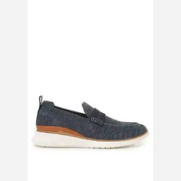 Hush Puppies Loafer Pria Advance Knit Loafer Navy Blue Knit 10 Navy Blue Knit
