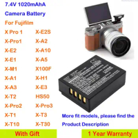 Cameron Sino 1020mAh Camera Battery NP-W126 for Fujifilm FinePix X-E1,X-E2,X-E2S,X-E3,X-M1,X-A1,X-A3,X-A5,X-T1,X-T2,X-T3,X-T10