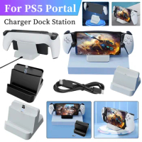 For PS5 Portal Charging Dock Type C for PlayStation 5 Game Console Charger Dock for PS Portal Charging Stand For PS5 Accessories