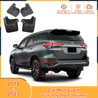 2018-2023 Auto Mudflaps for Toyota Fortuner 2018 2019 2020 2021 2022 2023 Accessories Car Mudguard Mud Flaps Splash Guards