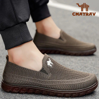 CMATRAV Sepatu slip-on pria. Sepatu kasual pria. Sepatu loafers pria. Sol karet.